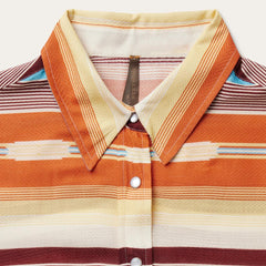 Sunset Serape Print Western Shirt Multi | Women Stetson Western Shirts