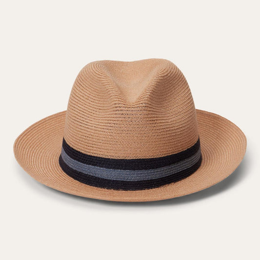 Triad Straw Fedora Turquoise | Men/Women Stetson Fedora
