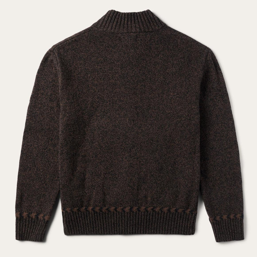 Vertical Aztec Cardigan Brown | Men Stetson Jackets