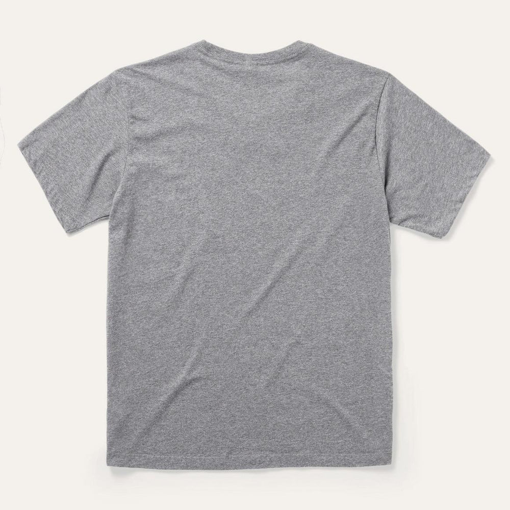 Vintage Eagle Graphic Tee Grey | Men Stetson Tees