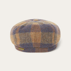 Wool Check Hatteras Cognac/sand/blue | Men/Women Stetson Caps & Truckers