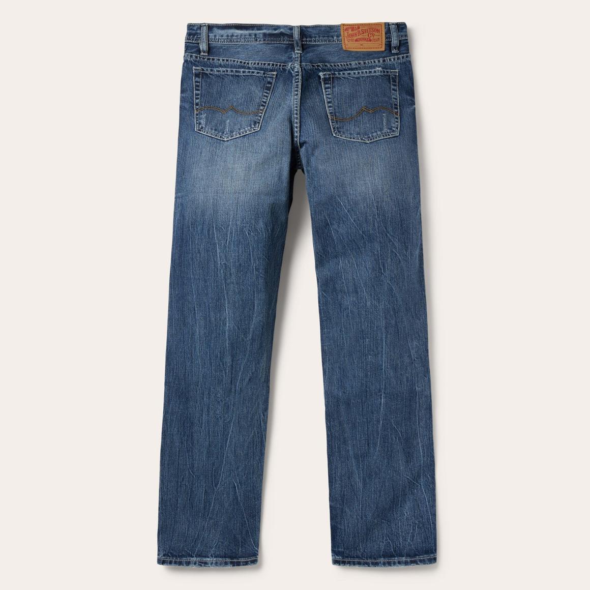 1520 Fit Standard Straight Leg Jean Blue | Men Stetson Boot Cut