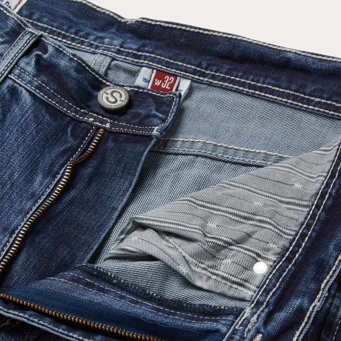 1520 Fit Standard Straight Leg Jean Blue | Men Stetson Boot Cut