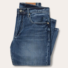 1520 Fit Standard Straight Leg Jean Blue | Men Stetson Modern Cut