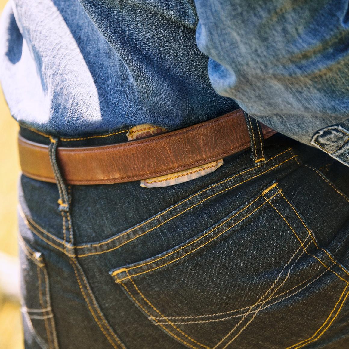 1520 Fit Standard Straight Leg Jean Blue | Men Stetson Modern Cut