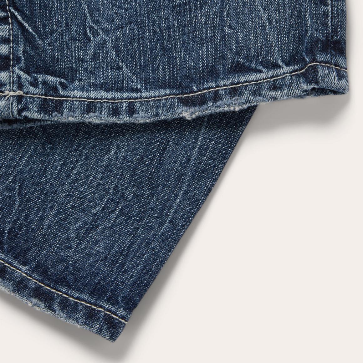 1520 Fit Standard Straight Leg Jean Blue | Men Stetson Modern Cut