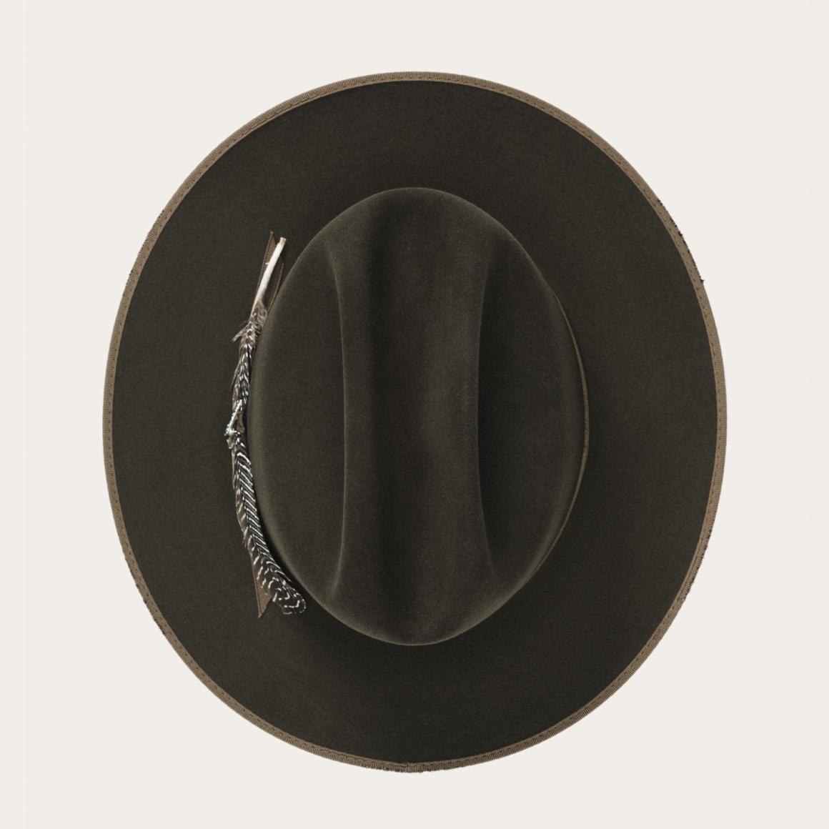 1865 Distressed Open Road Royal Deluxe Walnut | Men/Women Stetson Fedora