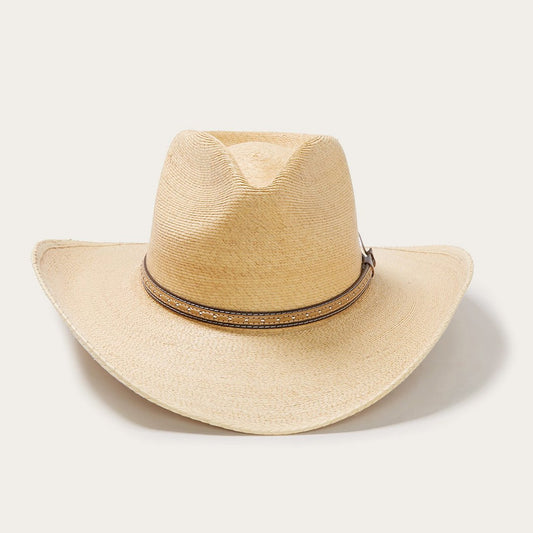 Sawmill Palm Leaf Western Hat Toasted