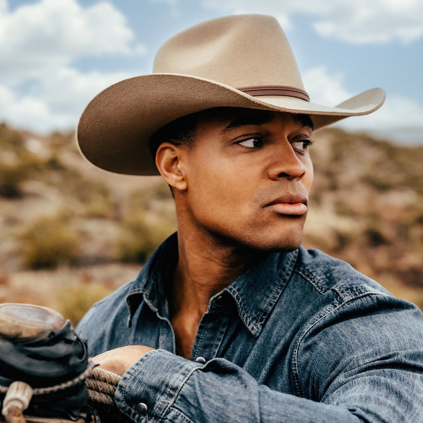 Seneca 4X Cowboy Hat Silver Sand