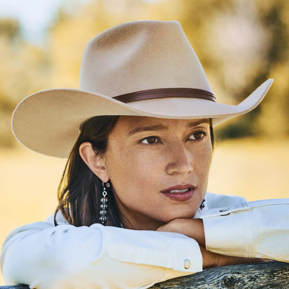 Seneca 4X Cowboy Hat Silver Sand