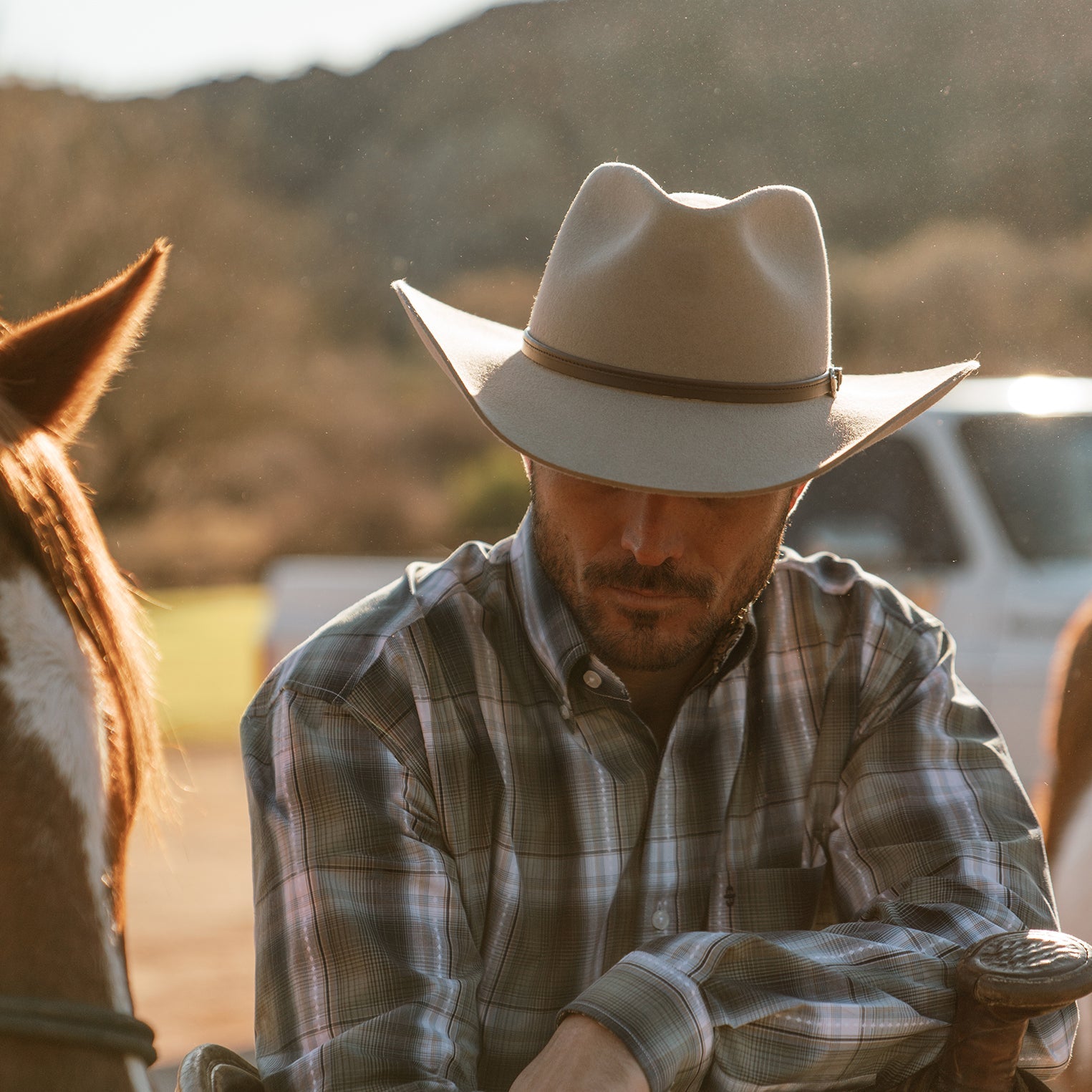 Seneca 4X Cowboy Hat Silver Sand