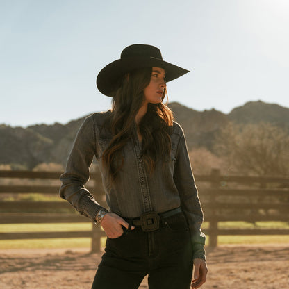 Gus 6X Cowboy Hat Black