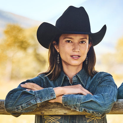 El Presidente 100X Premier Cowboy Hat Black