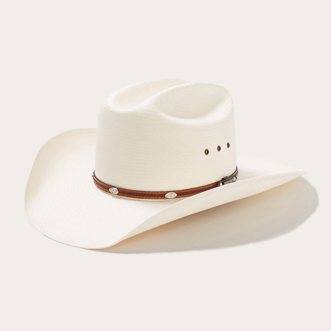 Alamo 8X Straw Cowboy Hat Natural