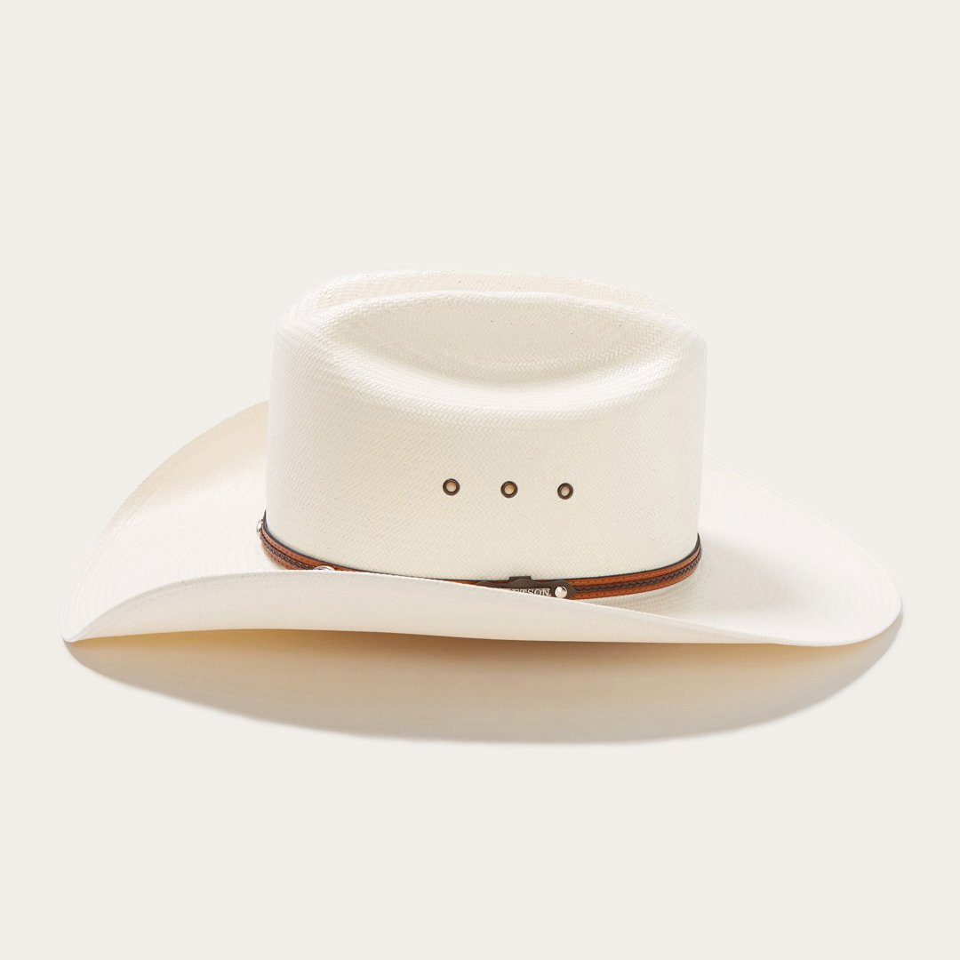 Alamo 8X Straw Cowboy Hat Natural