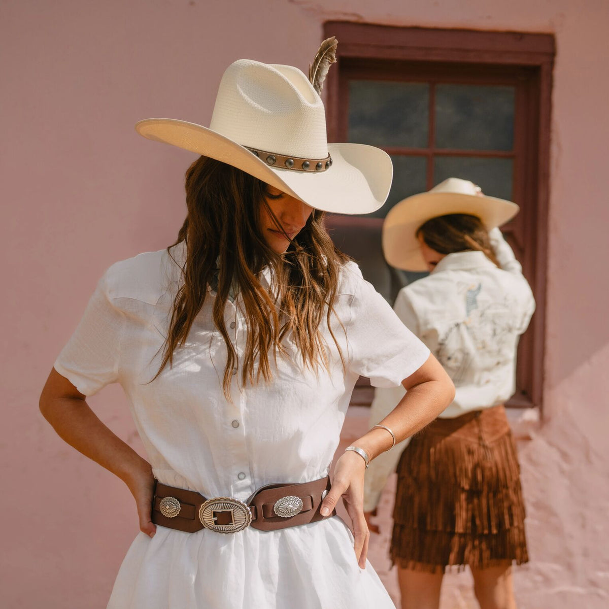 Broken Bow 10X Straw Cowboy Hat Natural