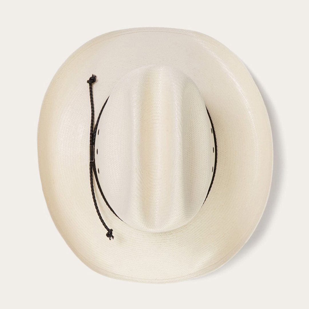Carson 10X Straw Cowboy Hat Natural