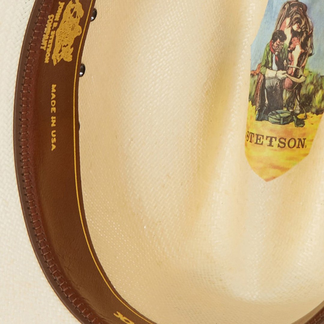 Carson 10X Straw Cowboy Hat Natural
