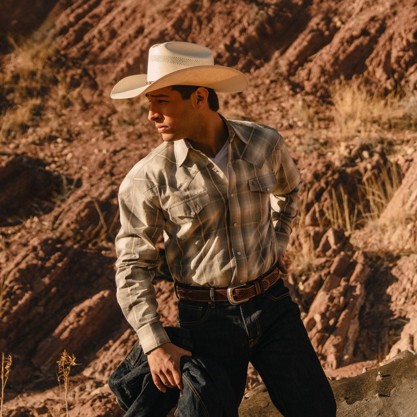 Lobo 10X Straw Cowboy Hat Natural