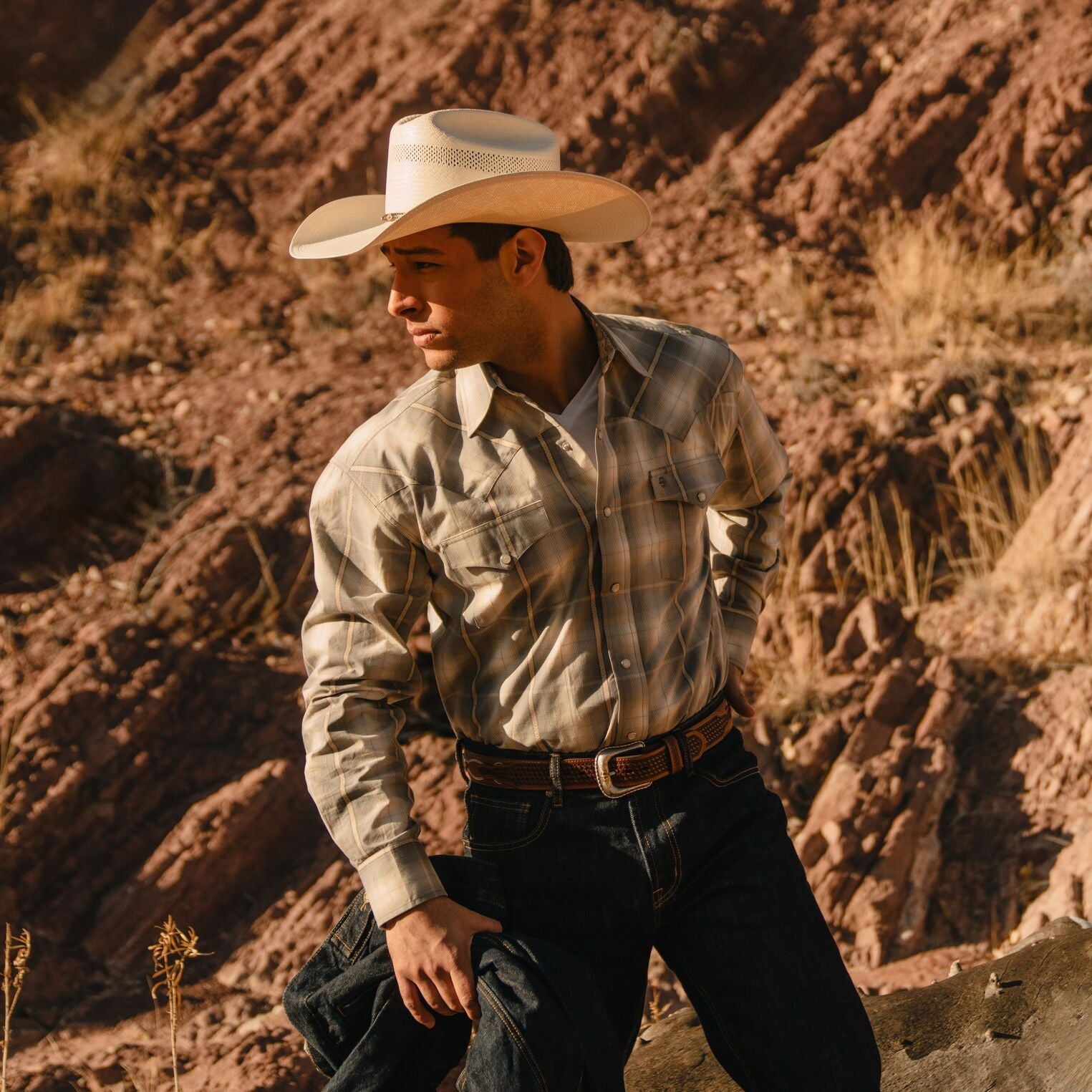 Lobo 10X Straw Cowboy Hat Natural