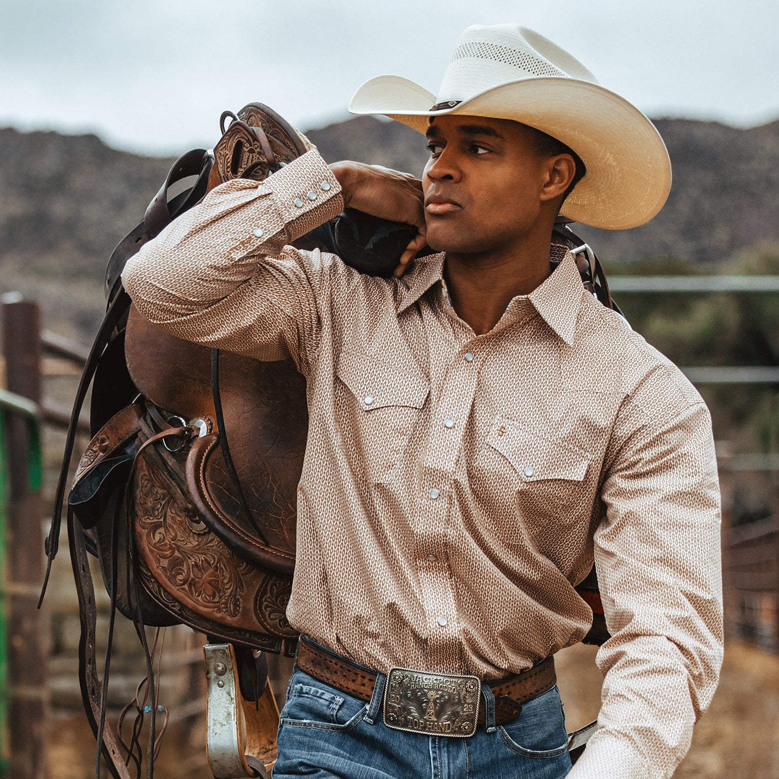Lobo 10X Straw Cowboy Hat Natural