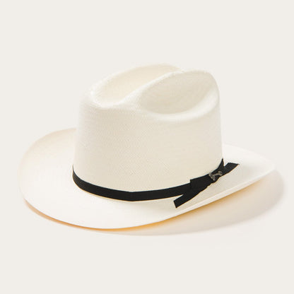 Open Road 6X Straw Cowboy Hat Natural