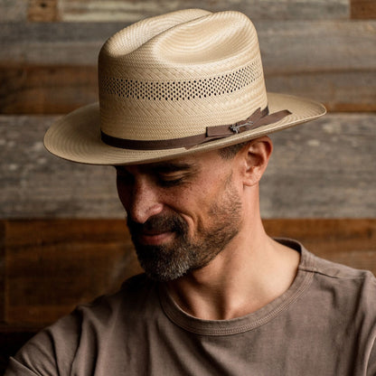 Open Road 10X Straw Cowboy Hat Toasted