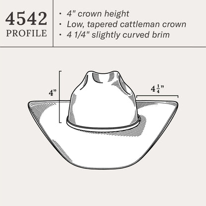 Rincon 10X Straw Cowboy Hat Natural