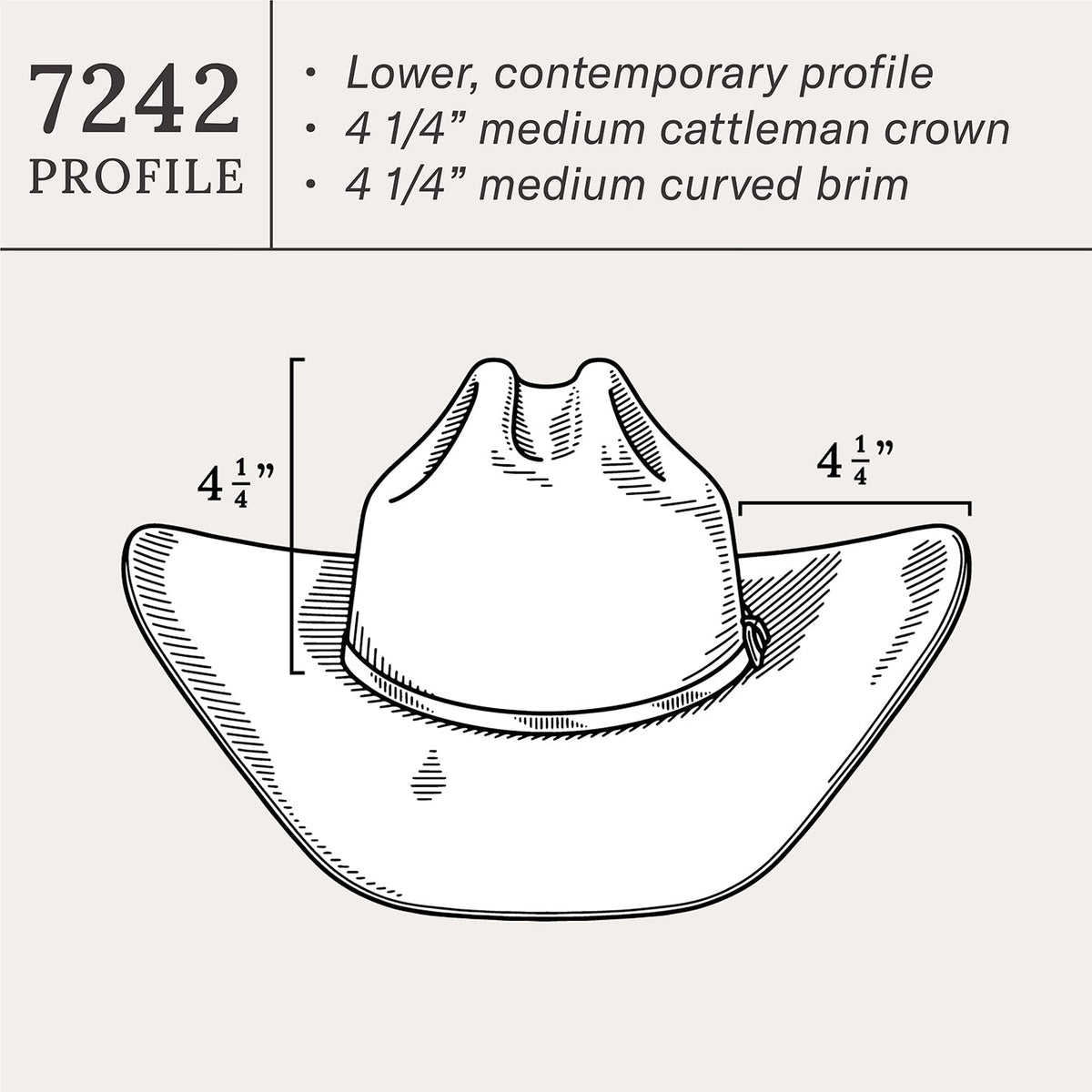 72 Llano 4X Cowboy Hat Chocolate