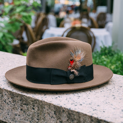 Temple Fedora Tawny