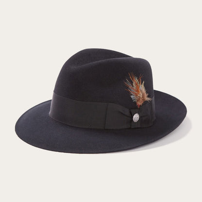 Temple Fedora Black