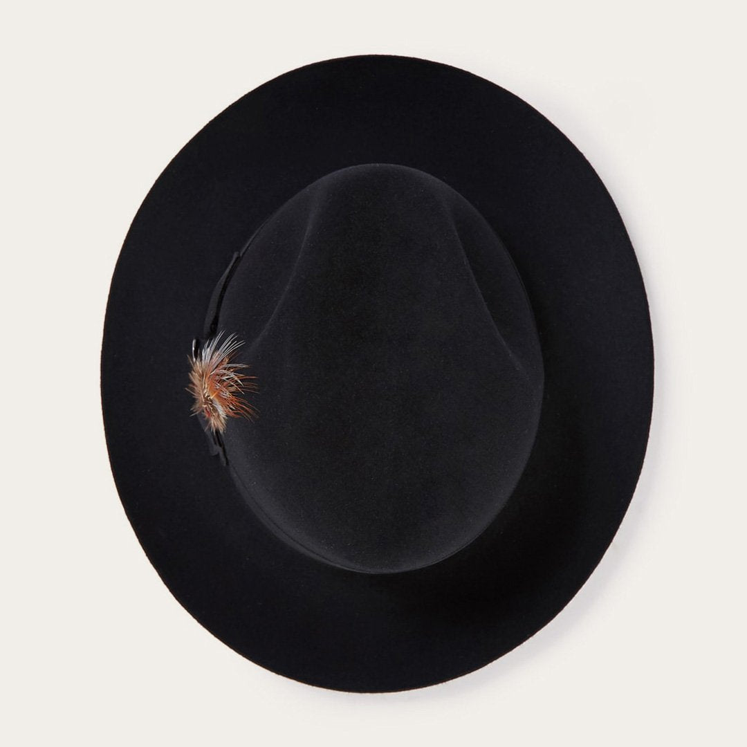 Temple Fedora Black