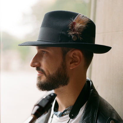 Temple Fedora Navy