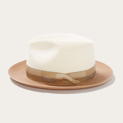 Andover Milan Fedora Ivory Cognac