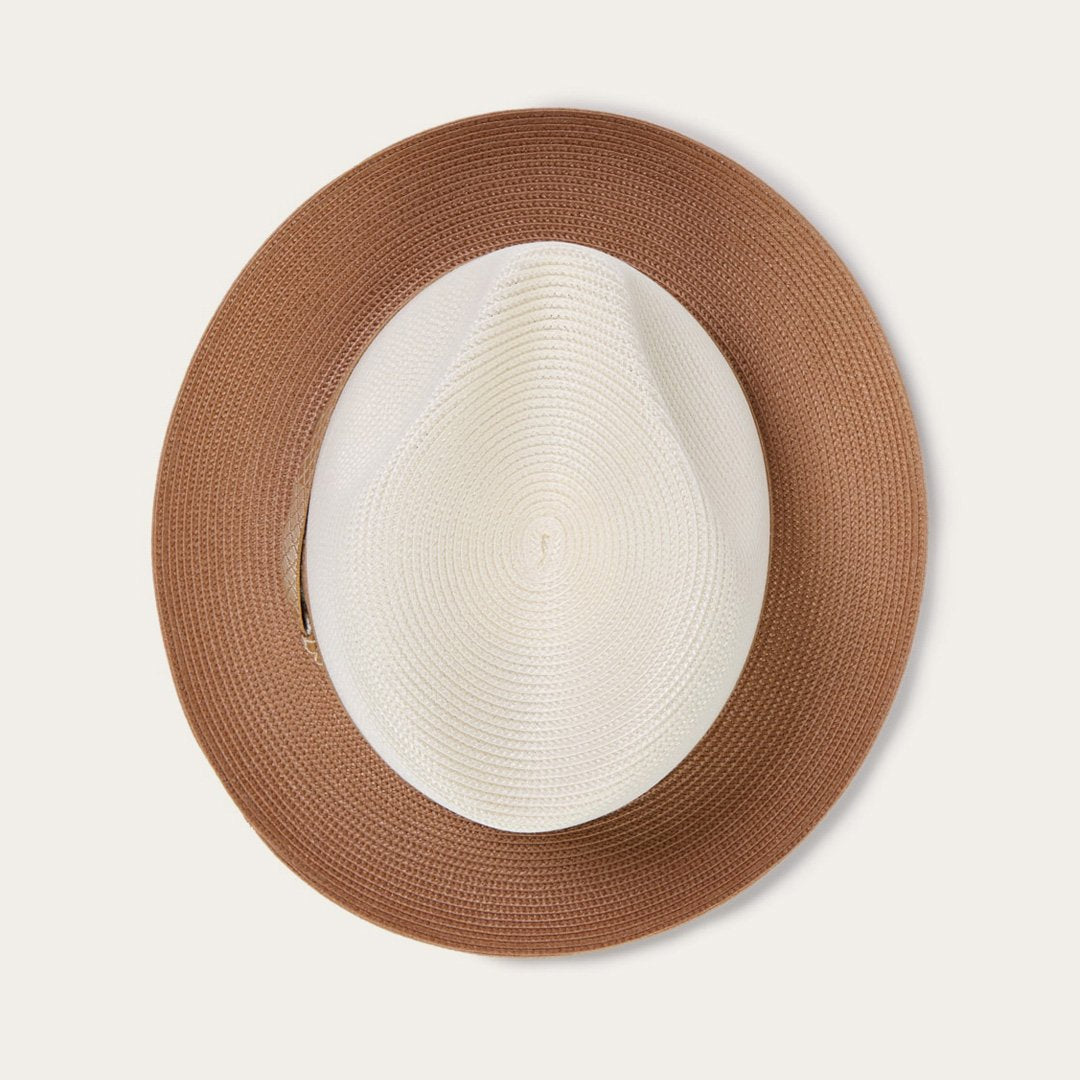 Andover Milan Fedora Ivory Cognac