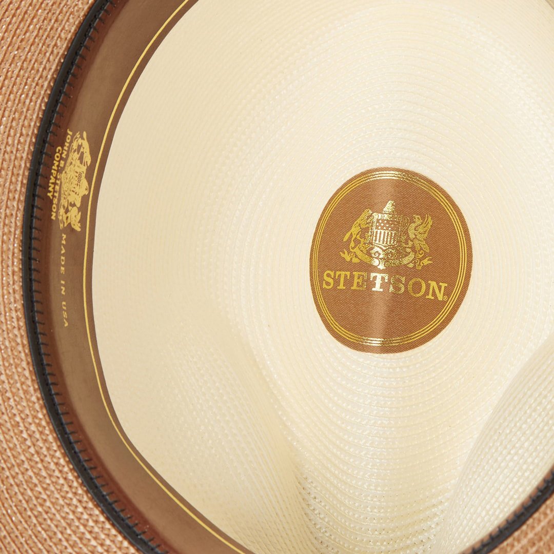 Andover Milan Fedora Ivory Cognac