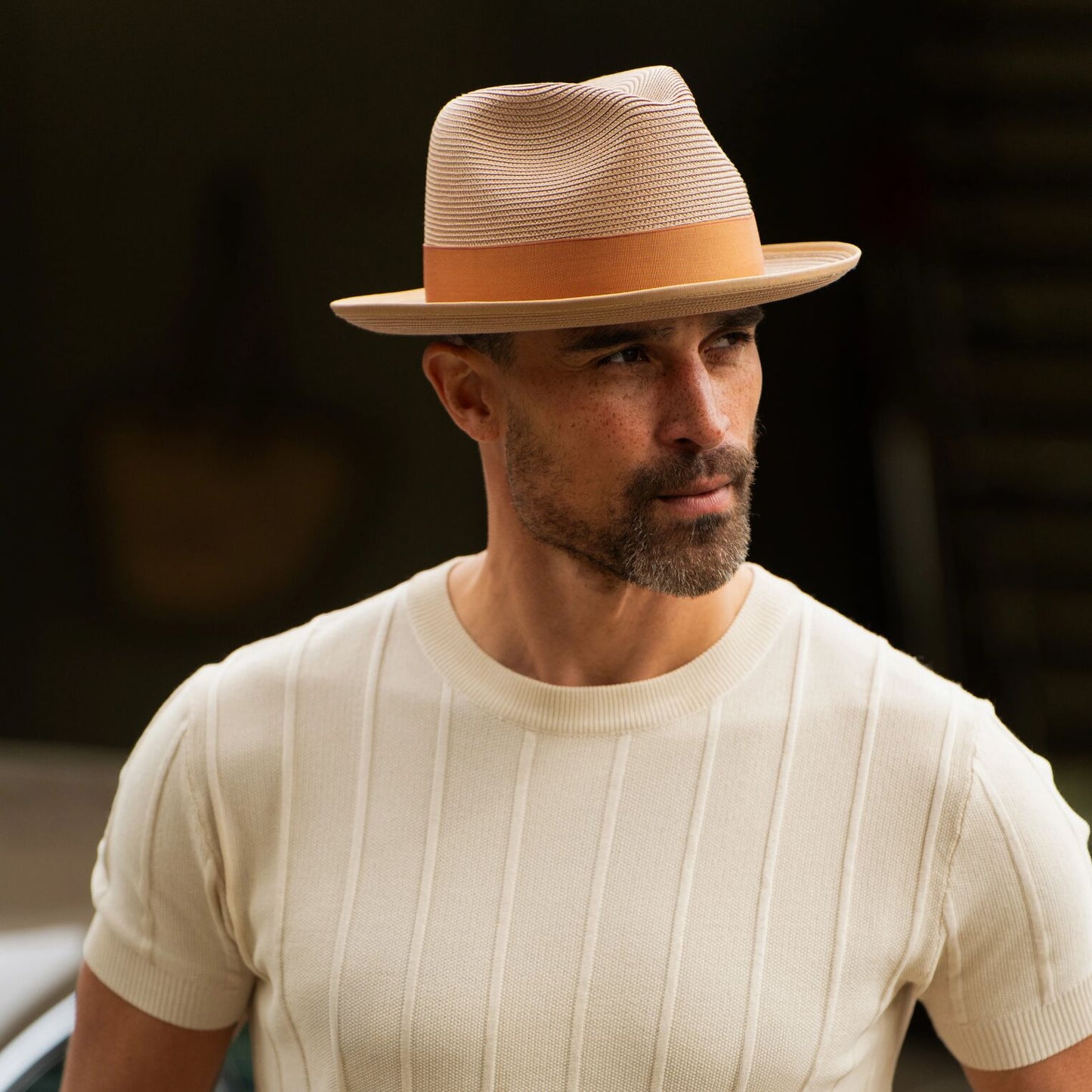 Latte Milan Fedora Cognac