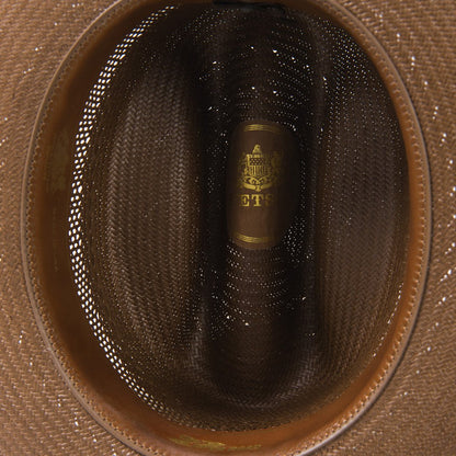 Open Road Vented Straw Cowboy Hat Chocolate