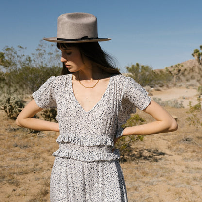 Open Road Straw Hat Taupe