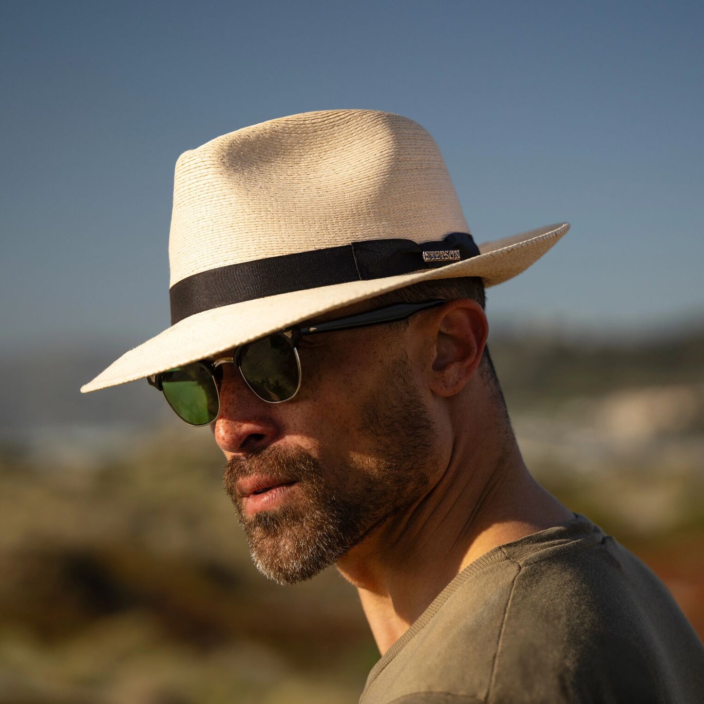 Rushmore Palm Fedora Natural