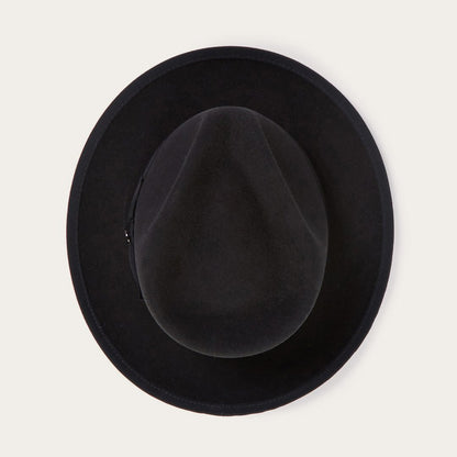 Whippet Wool Fedora Black