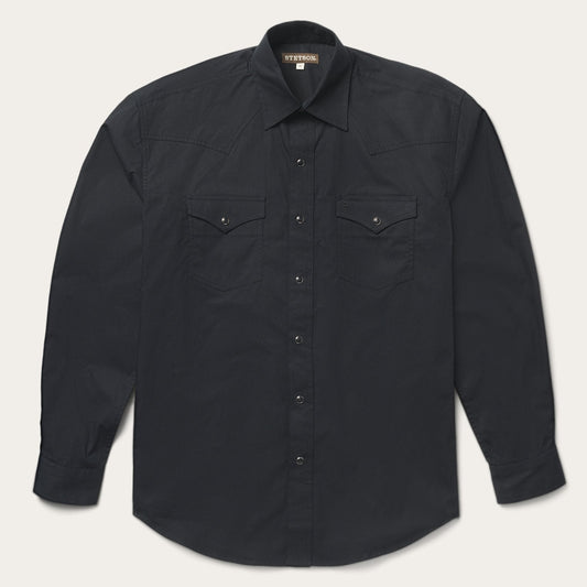 Classic Western Shirt in Black Black