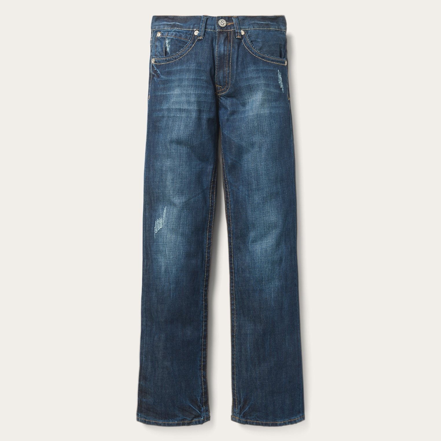 1312 Fit Jeans With Back Pocket Detail Blue