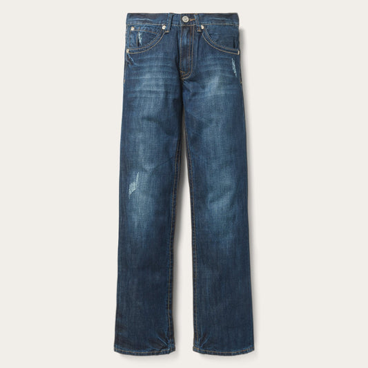1312 Fit Jeans With Back Pocket Detail Blue