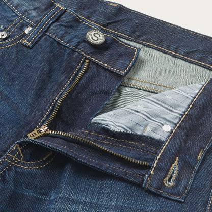 1312 Fit Destructed Jeans Blue