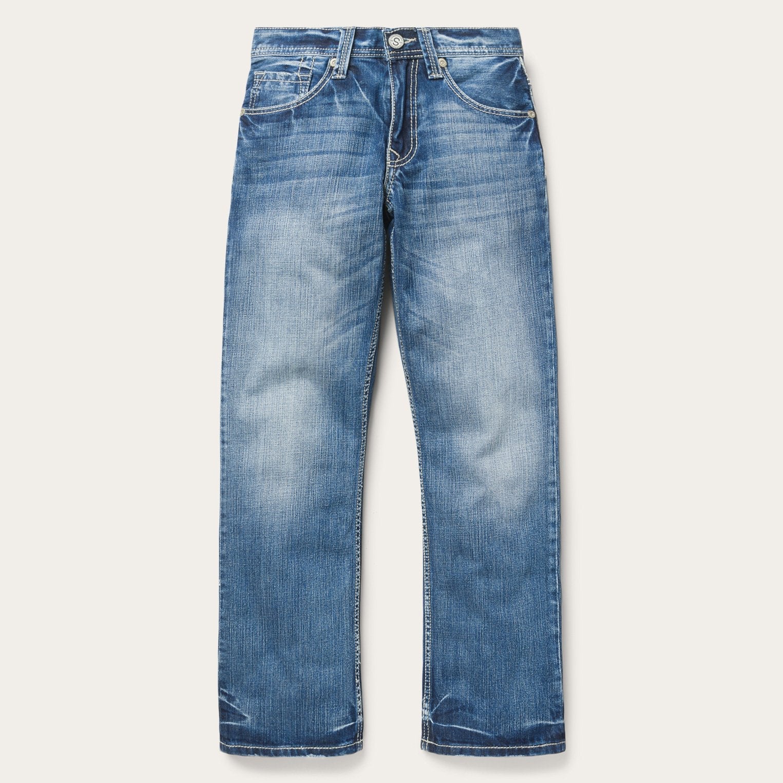 1312 Fit Light Wash Jeans Blue