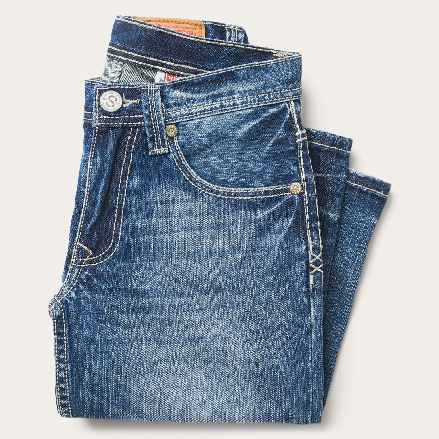 1312 Fit Light Wash Jeans Blue