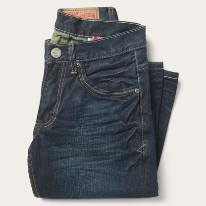 1312 Fit Jeans With a Pieced Back Pocket Blue