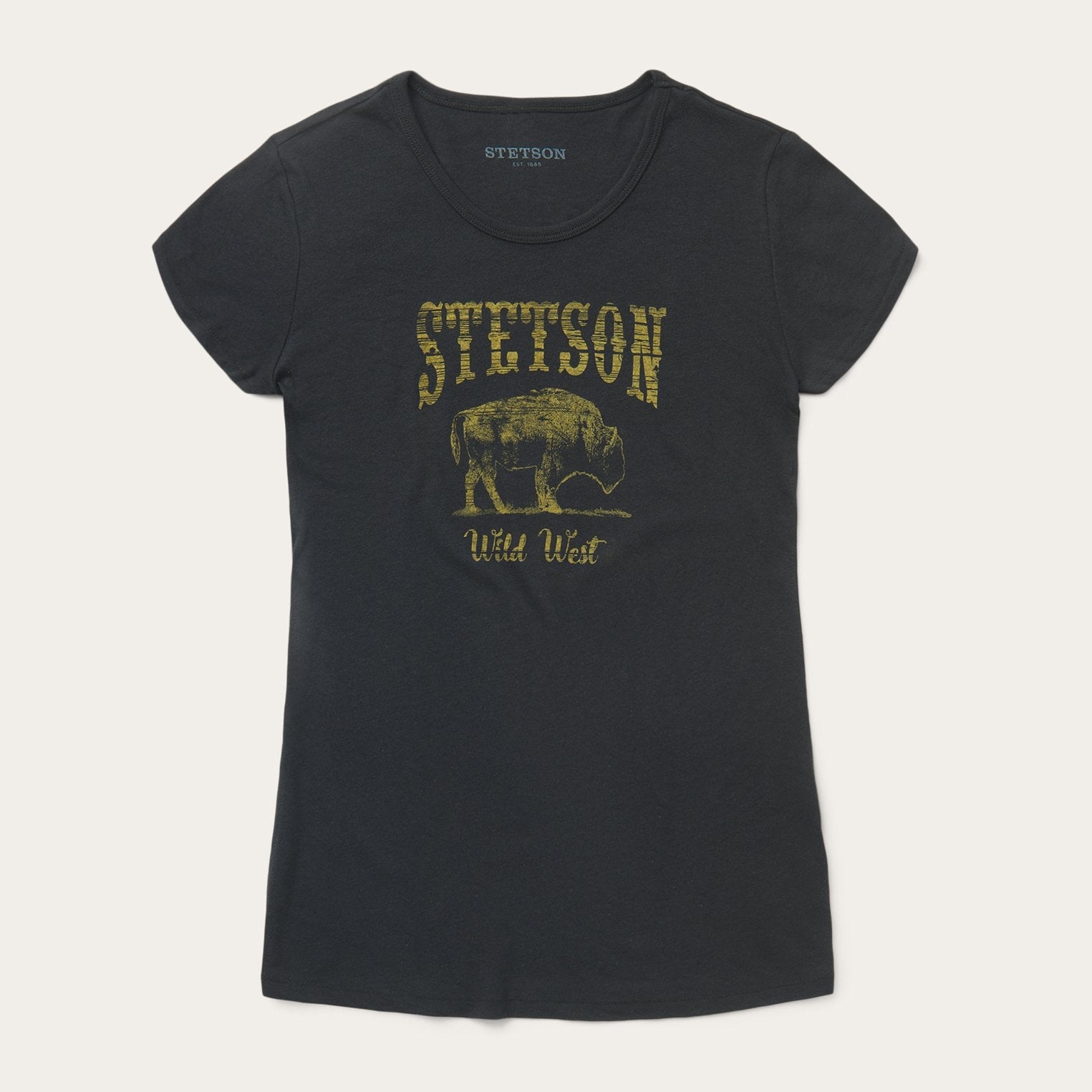 Bison Graphic Tee Black