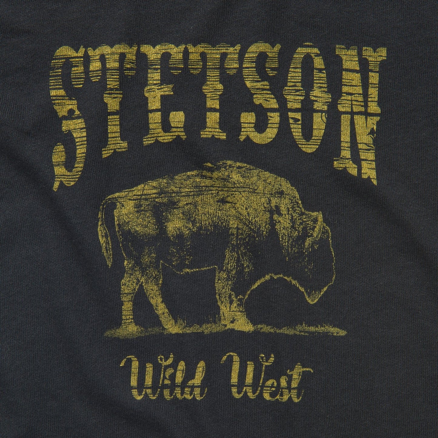 Bison Graphic Tee Black
